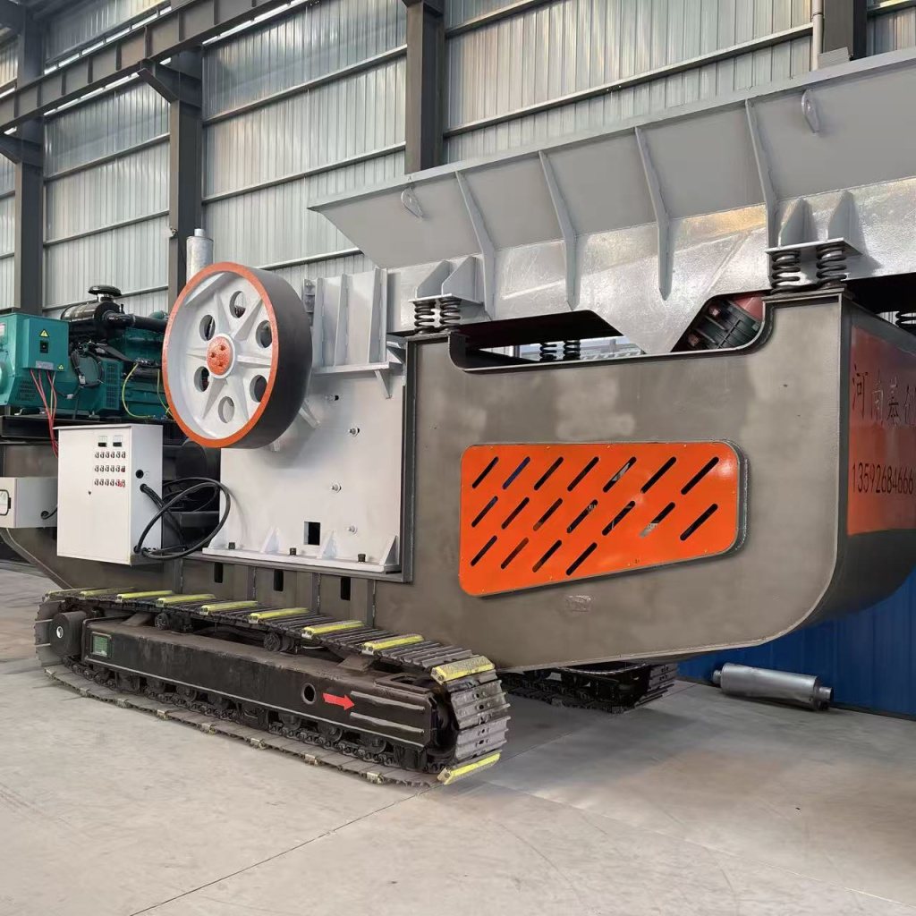 Щековая дробилка на гусеницах PE-400х600