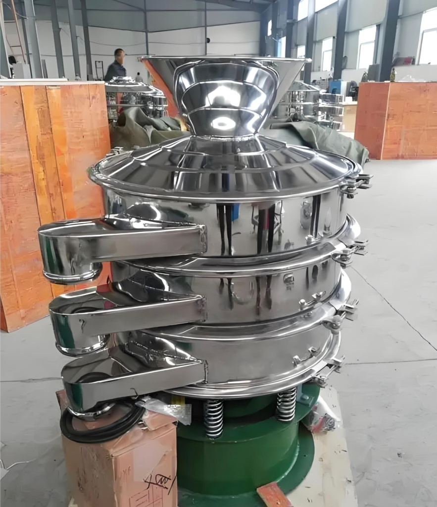 Мини-виброгрохот для стекла закрытого типа 1200-3S