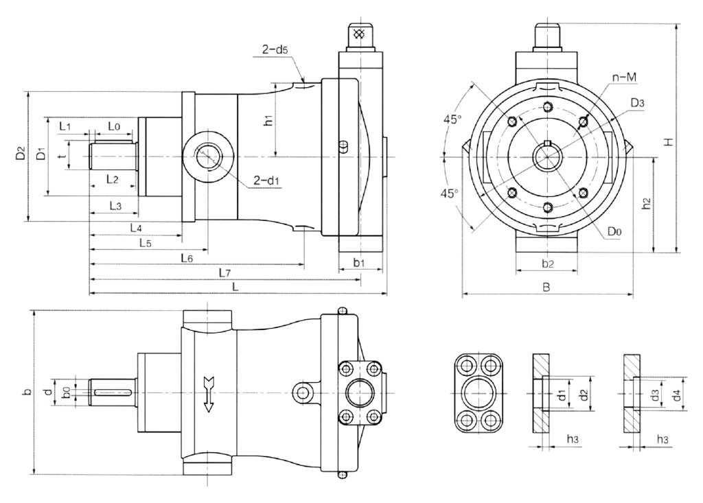 Чертеж оборудования 63YCY14-1B