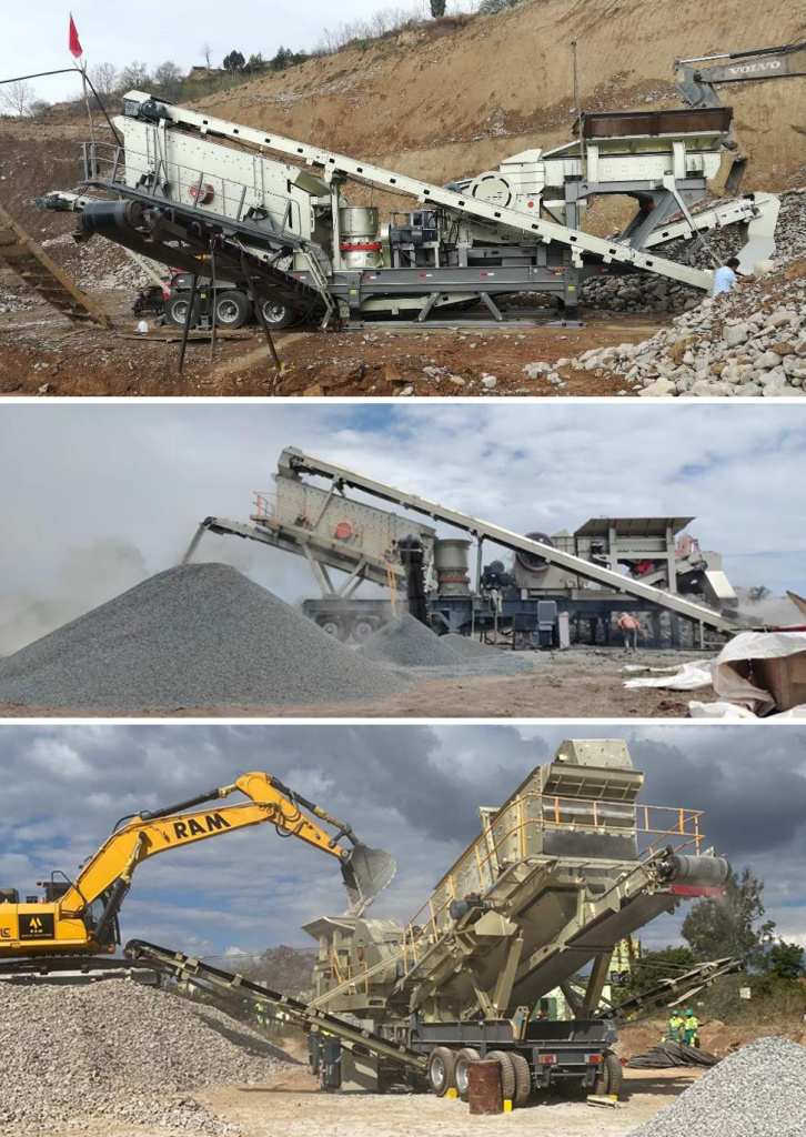 Дробильно-сортировочный комплекс Mobile 150 TPH