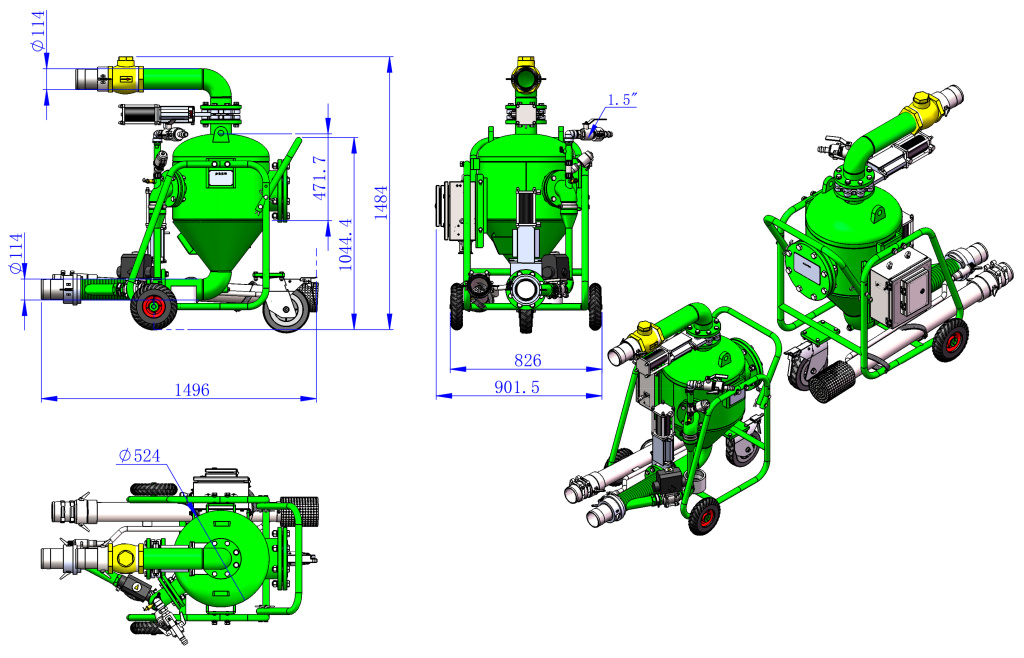 Схема оборудования GNSP-20B Схема оборудования GNSP-20B