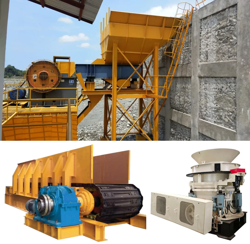 Дробильно-сортировочный комплекс 265TPH Дробильно-сортировочный комплекс 265TPH