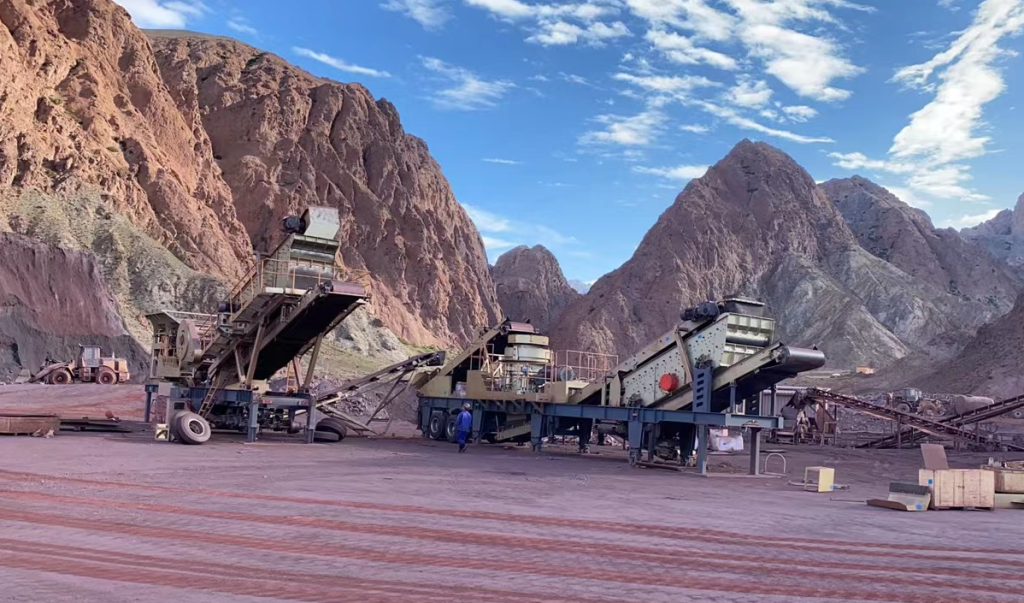 Мобильный дробильно-сортировочный комплекс VTJ1180E